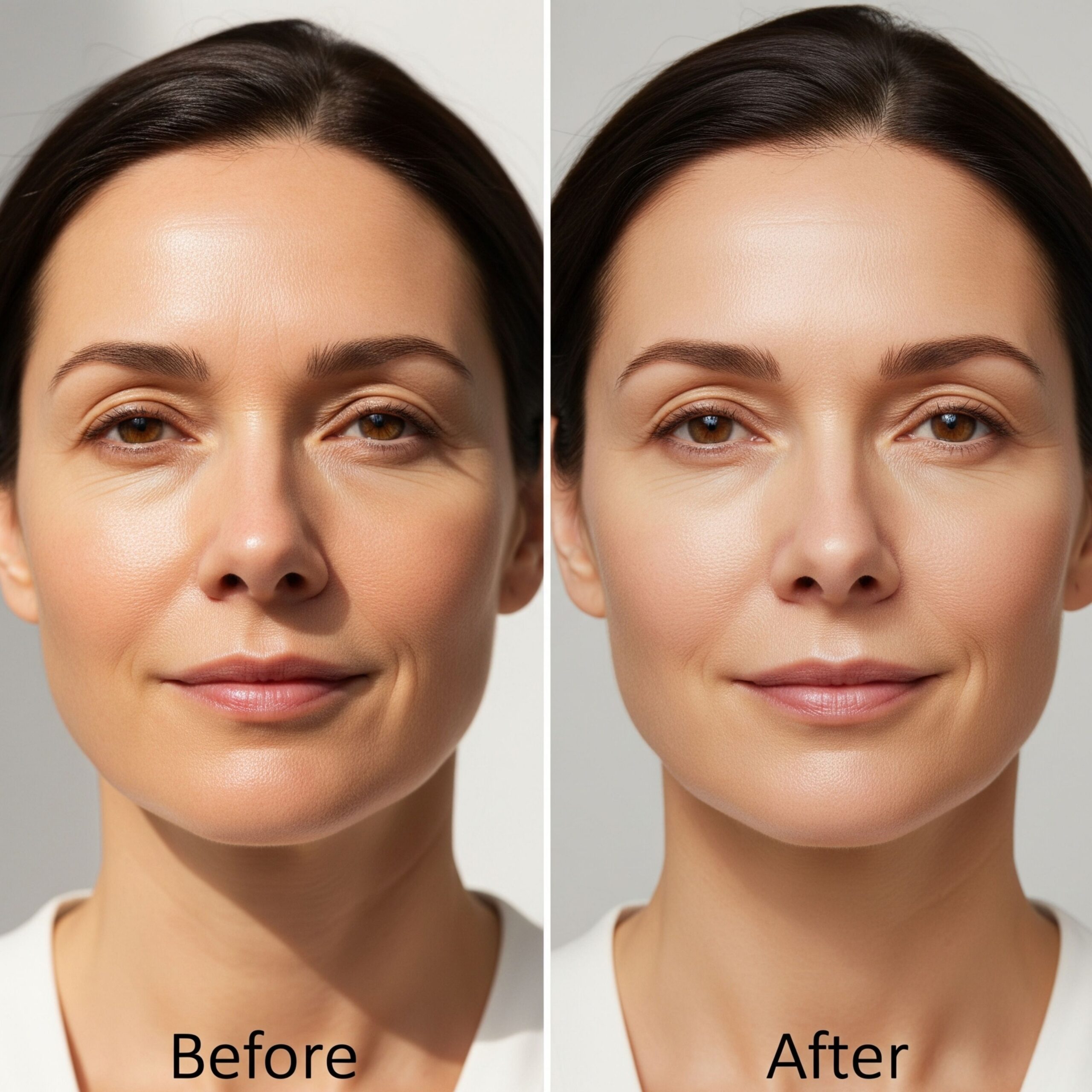 skin tightening serum before and after